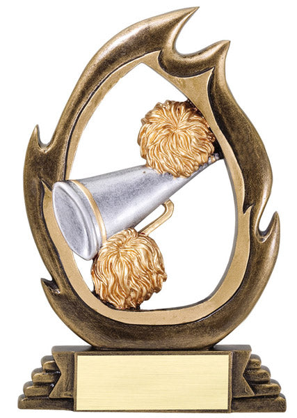 Flame Sport Resin - Cheerleading