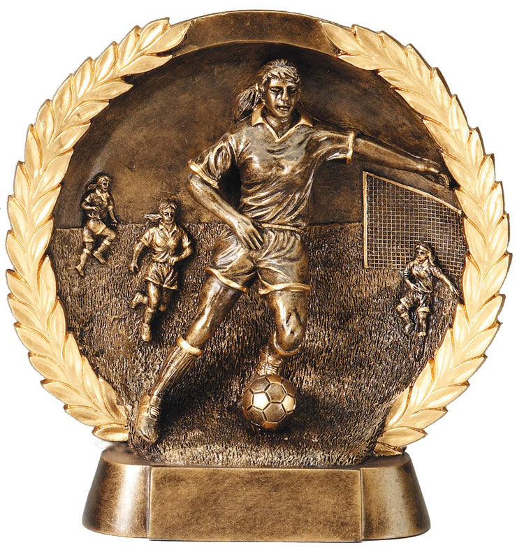 High Relief Resin - Soccer Female