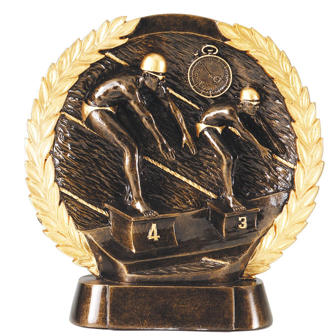 High Relief Resin - Swimming Male