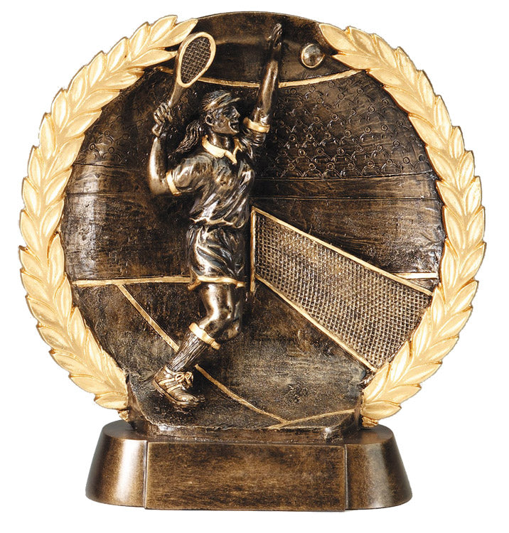 High Relief Resin - Tennis Female