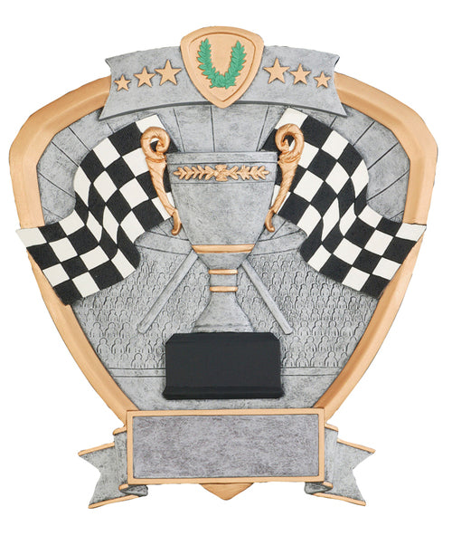 Shield Legends Trophy - Racing Flags