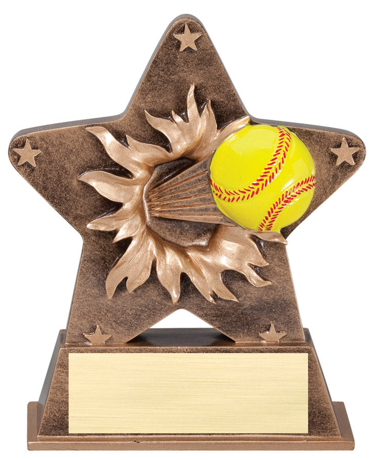 Starburst Sport Resin - Softball