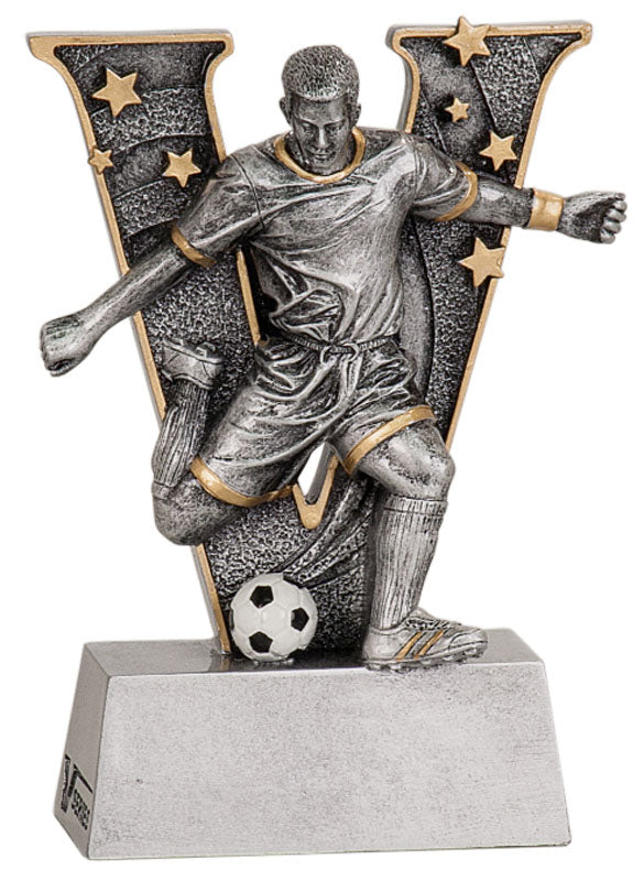"V" Series Resin - 5" Soccer Male