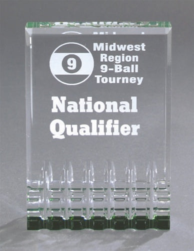 Mirage Acrylic Award  - Medium Green