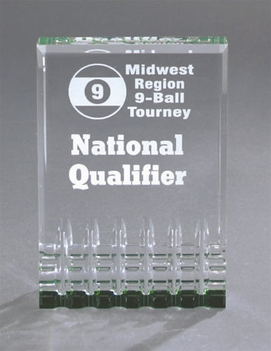 Mirage Acrylic Award - Large Green