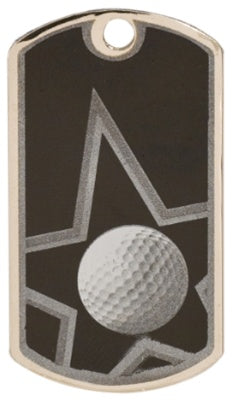 BLACK STAR SERIES -GOLF DOGTAG