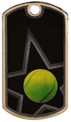 BLACK STAR SERIES -TENNIS DOGTAG