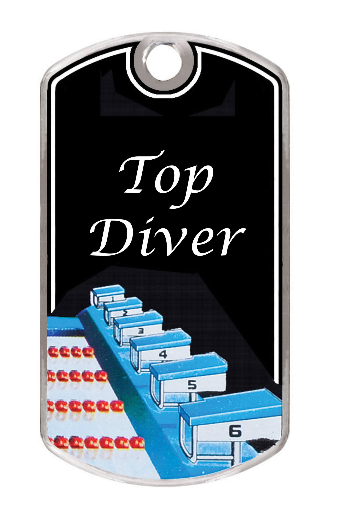 BLACK BEAUTY -SWIMMING DOGTAG