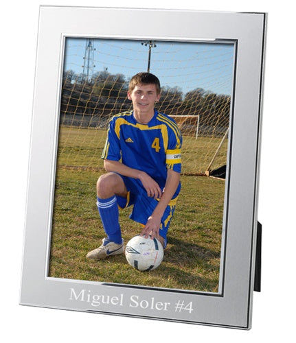 Two-Tone 5x7 Photo Frame - Silver