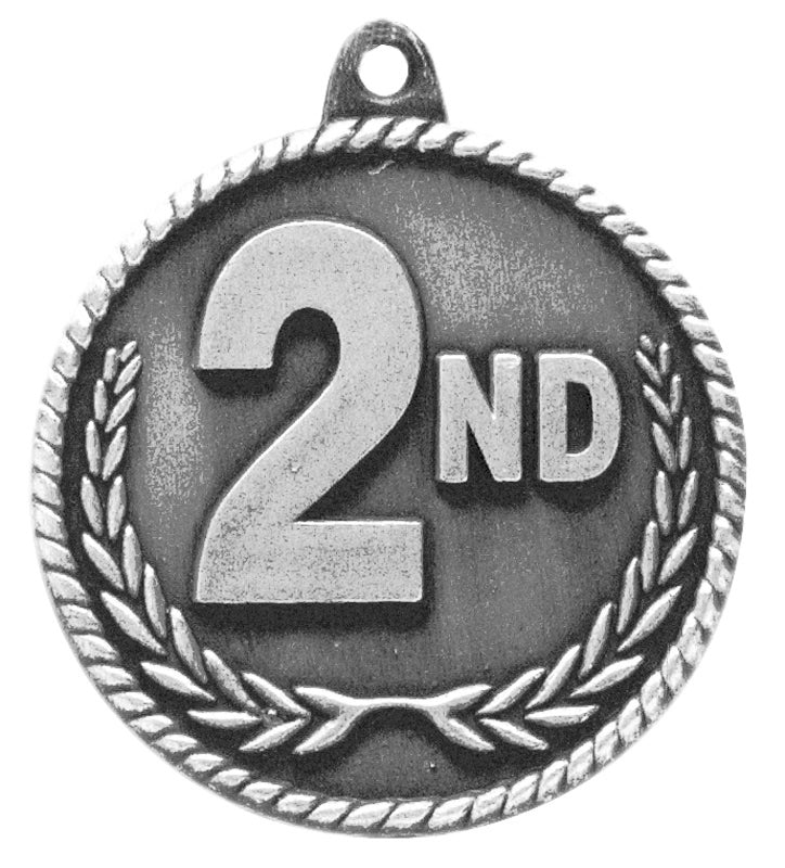 Second Place Silver High Relief Medal
