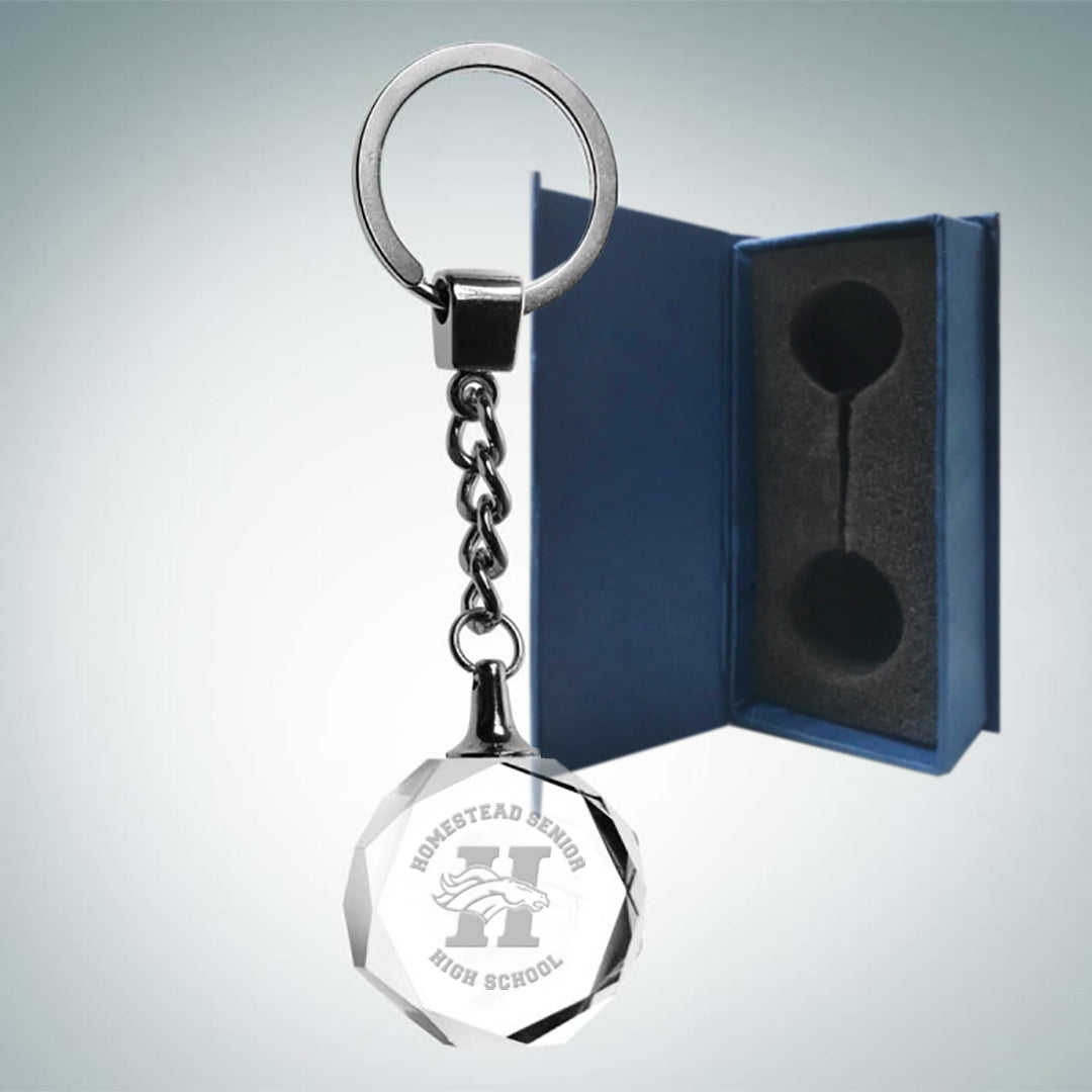 Crystal Diamond Keychain