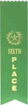 Stock Ribbon Sixth-Place