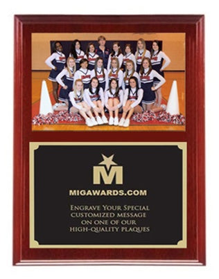 Picture Pocket Plaque - Burgundy 9x12