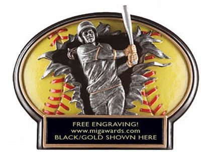 Burst Thru Resin Series- SOFTBALL LARGE