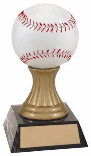 Colored Sports Resin on Stand - Baseball