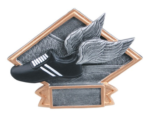 Diamond Silver Plate - 8" Track Award