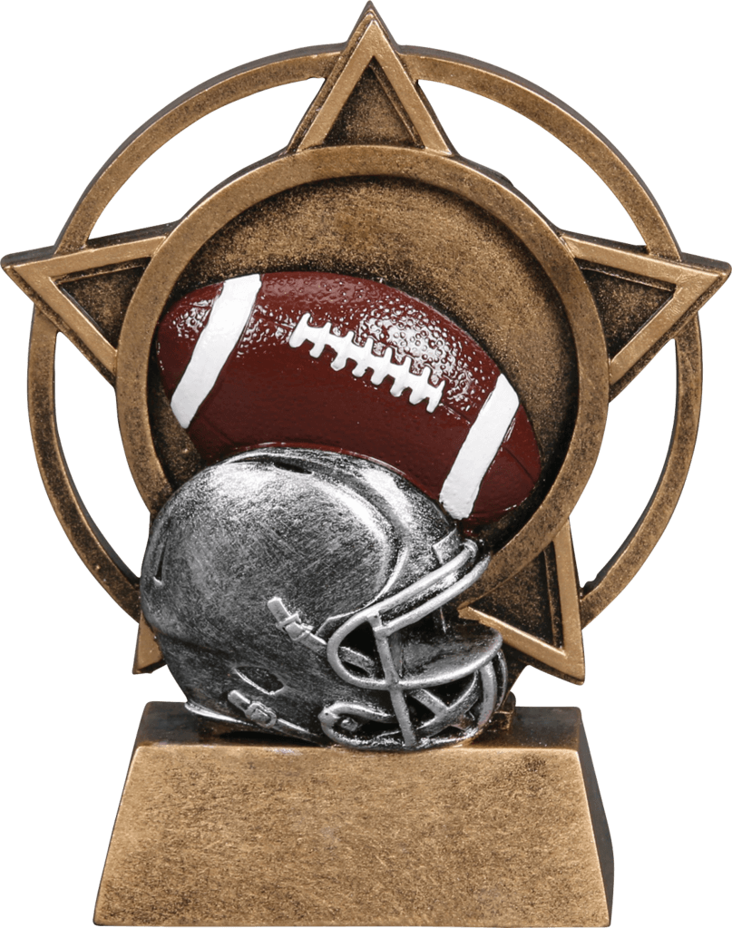 ORBIT SPORT RESIN AWARDS 4.5" FOOTBALL