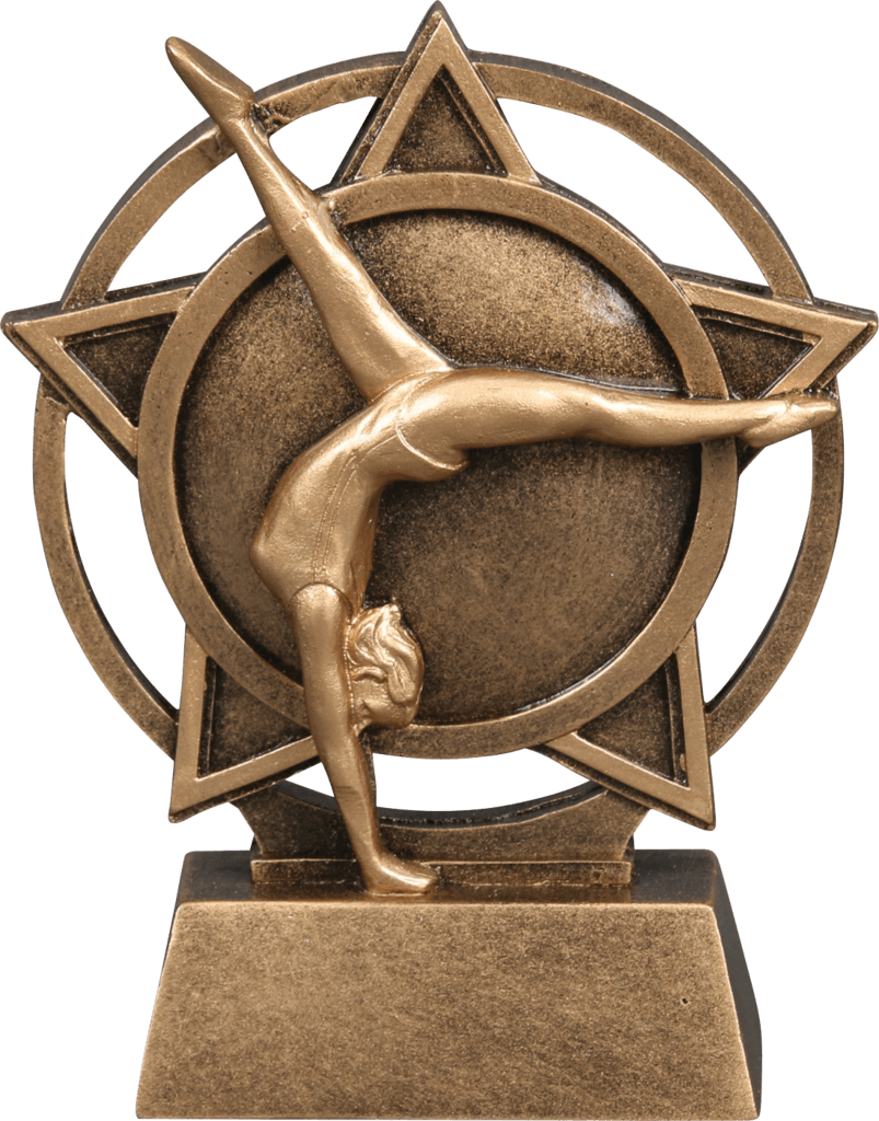 ORBIT SPORT RESIN AWARDS 4.5" GYMNASTICS