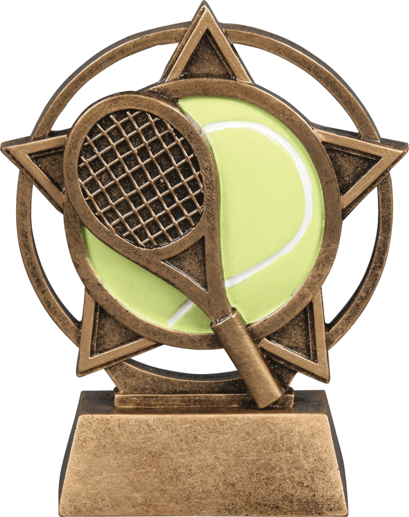 ORBIT SPORT RESIN AWARDS 4.5" TENNIS