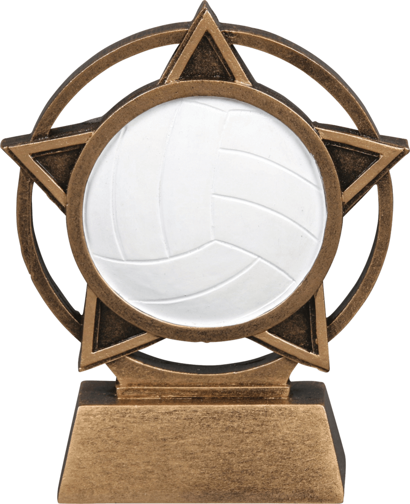 ORBIT SPORT RESIN AWARDS 4.5" VOLLEYBALL