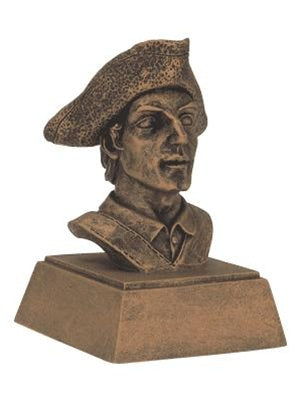 Mascot Head Resins Trophy - Patriot