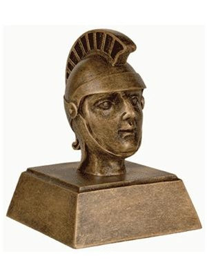 Mascot Head Resins Trophy - Spartan