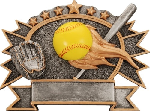 Sport Plate Resin Series - Softball