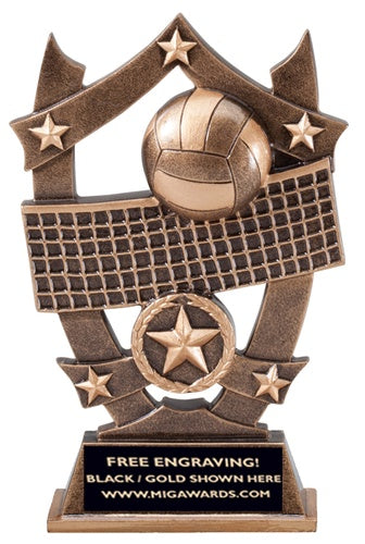 SPORT STARS RESIN - VOLLEYBALL