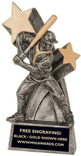 SUPER SPORT STAR RESIN - BASEBALL MALE