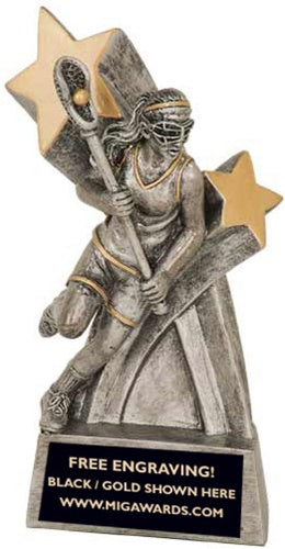 SUPER SPORT STAR RESIN - LACROSSE FEMALE
