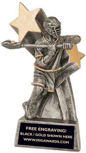 SUPER SPORT STAR RESIN -LACROSSE MALE