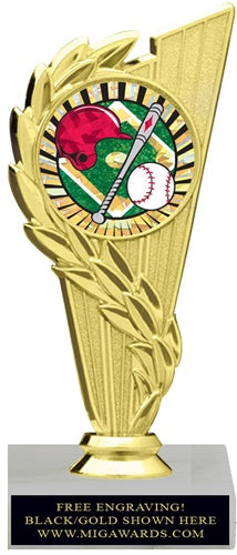 ACHIEVEMENT BASEBALL INSERT TROPHY