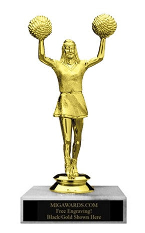CHEERLEADING FIGURE TROPHY