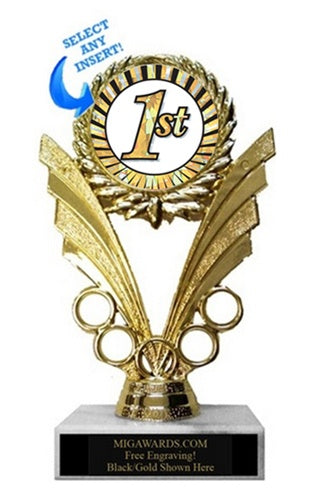 Victory Rings Insert Trophy