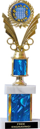 Single-Column 13" Two-Tier Trophy