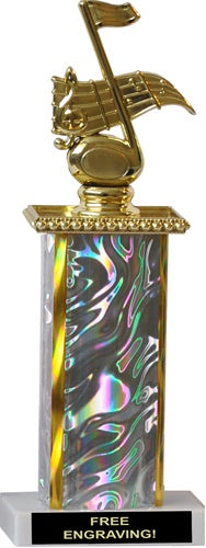 Single-Column 13" Square Column Trophy