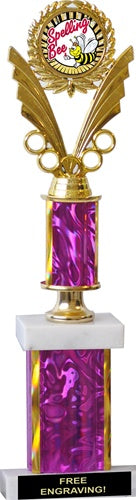 Single-Column 15" Two-Tier Trophy