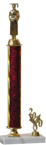Single-Column 18" Trophy with Year