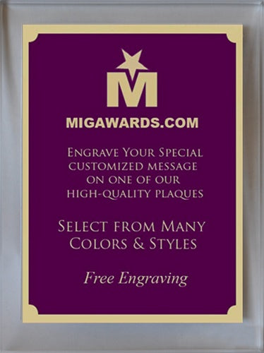 Acrylic Plaques