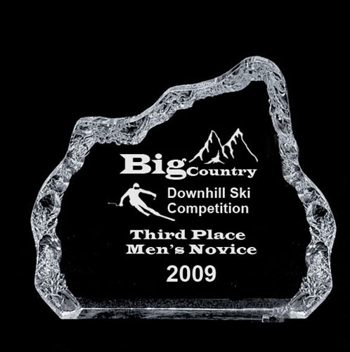Iceberg Acrylic Award - Large / Clear