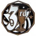 Decagon Colored Medal - 3rd Place