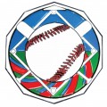 Decagon Colored Medal - Baseball
