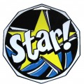 Decagon Colored Medal - Star!
