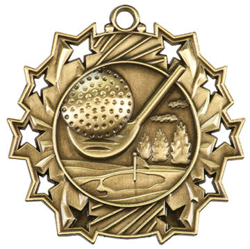 Ten Star Medal - Golf