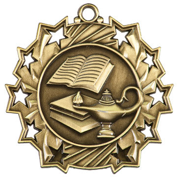 Ten Star Medal - Lamp of Knowledge