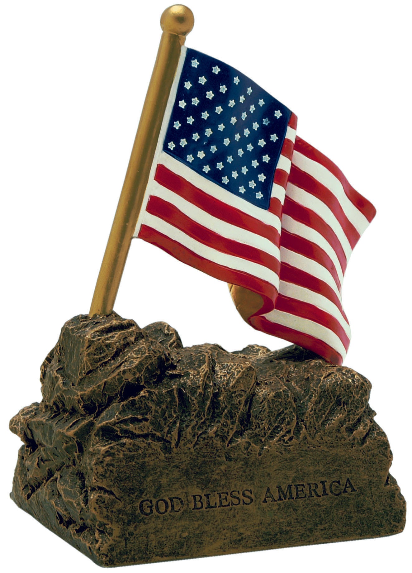 Resin Sculpture - U.S. Flag