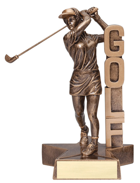 Billboard Resin Series - 6.5" Golf Female