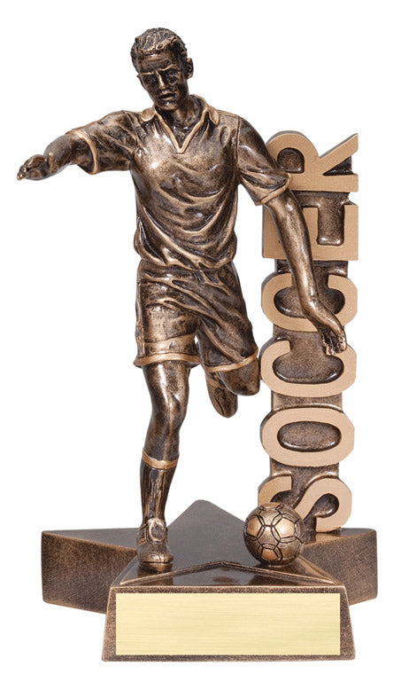 Billboard Resin Series - 6.5" Soccer Male