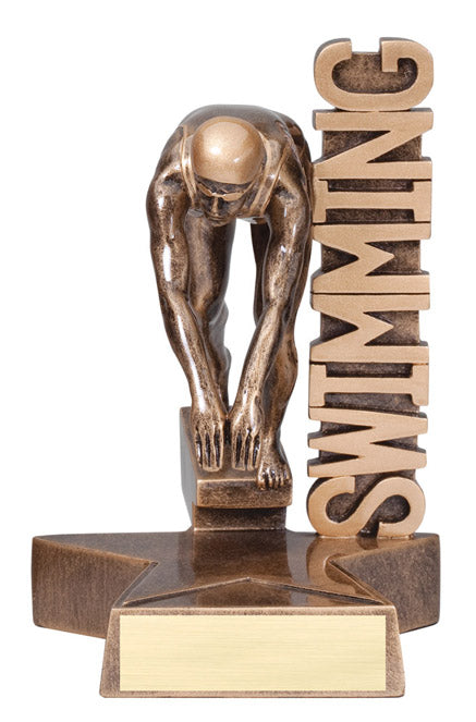 Billboard Resin Series - 6.5" Swimming Female