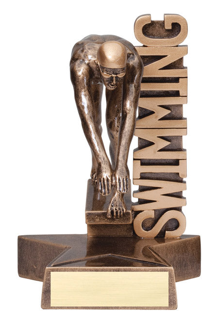 Billboard Resin Series - 6.5" Swimming Male